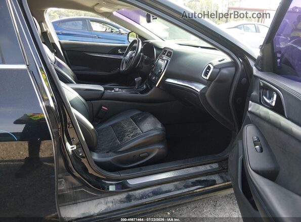 1N4AA6AP2GC387200 2016 NISSAN MAXIMA Черный Вид салона спереди