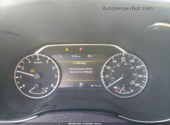 1N4AA6AP2GC387200 2016 NISSAN MAXIMA Черный Вид задних сидений