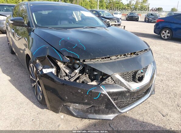 1N4AA6AP2GC387200 2016 NISSAN MAXIMA Черный Вид спереди