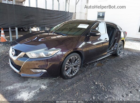 1N4AA6AP2GC425332 2016 NISSAN MAXIMA Burgundy Передня ліва чверть