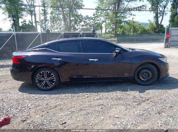 1N4AA6AP2GC425332 2016 NISSAN MAXIMA Burgundy Вид задньої частини салону