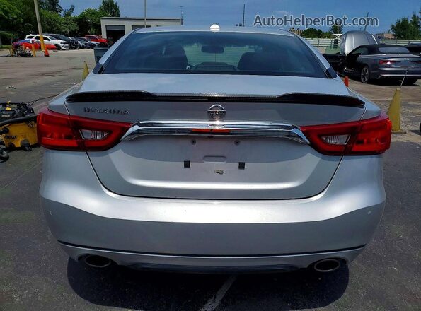 1N4AA6AP2GC429722 2016 NISSAN MAXIMA Silver Rear view