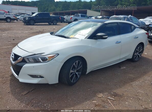 1N4AA6AP2GC448691 2016 NISSAN MAXIMA White Vista tres cuartos delantera izquierda