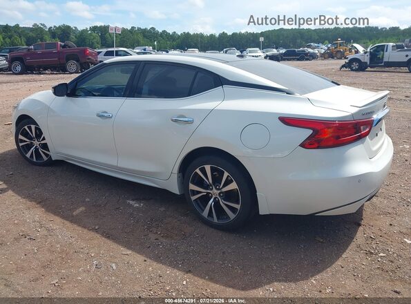 1N4AA6AP2GC448691 2016 NISSAN MAXIMA White Trasero izquierdo
