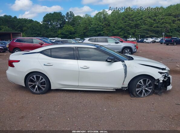 1N4AA6AP2GC448691 2016 NISSAN MAXIMA White Vista interior trasera