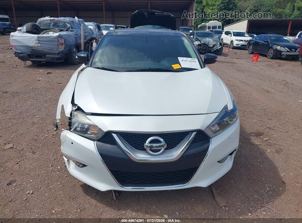 1N4AA6AP2GC448691 2016 NISSAN MAXIMA White Vista del cuadro de instrumentos