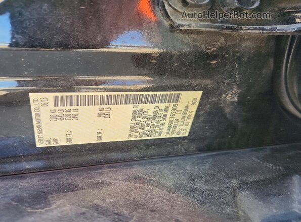 1N4AA6AP2HC365909 2017 NISSAN MAXIMA Black Вид підкапотного простору