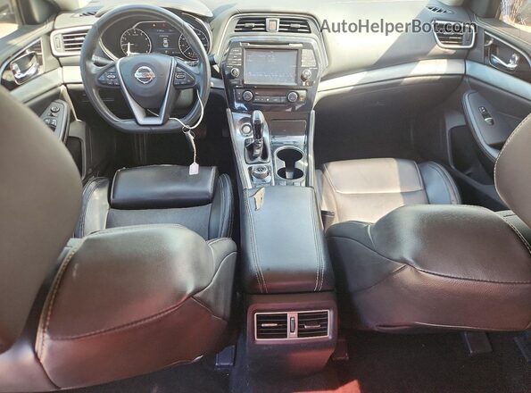 1N4AA6AP2HC365909 2017 NISSAN MAXIMA Black Вид панелі приладів