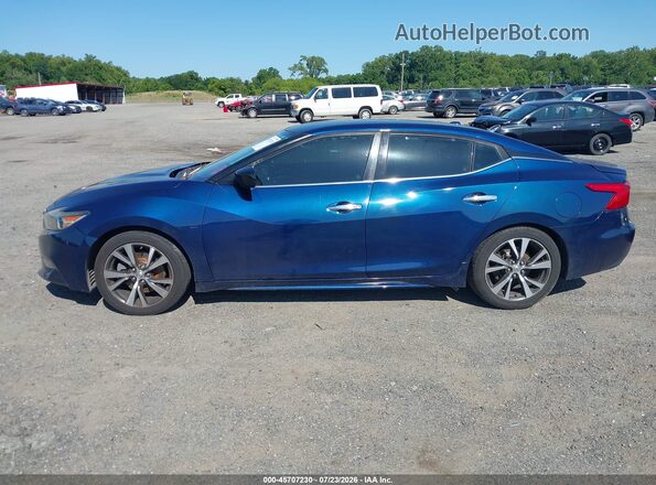 1N4AA6AP2HC372391 2017 NISSAN MAXIMA Blue Սալոնի 360 աստիճան տեսք