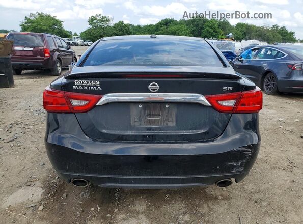 1N4AA6AP2HC382516 2017 NISSAN MAXIMA Черный Вид сзади