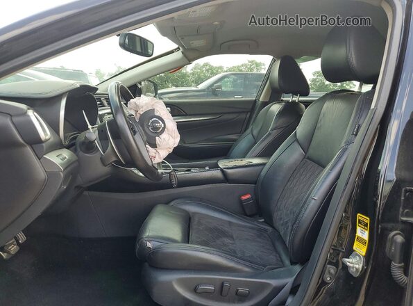 1N4AA6AP2HC382516 2017 NISSAN MAXIMA Черный Вид салона спереди