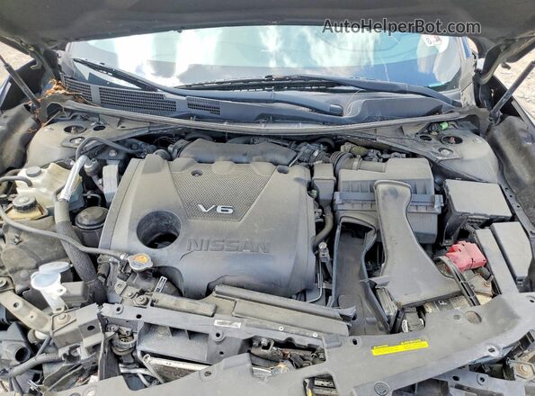 1N4AA6AP2HC382516 2017 NISSAN MAXIMA Черный Вид задней части салона