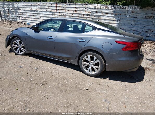 1N4AA6AP2HC389806 2017 NISSAN MAXIMA Серый Задняя левая четверть