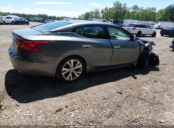 1N4AA6AP2HC389806 2017 NISSAN MAXIMA Серый Задняя правая четверть
