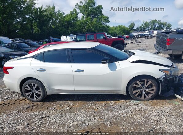 1N4AA6AP2HC392799 2017 NISSAN MAXIMA White Vista interior trasera