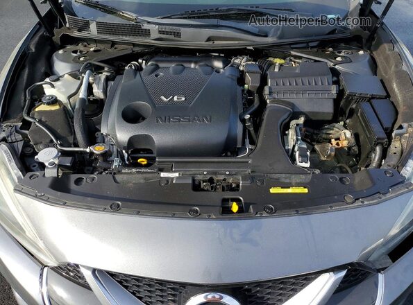 1N4AA6AP2HC411237 2017 NISSAN MAXIMA Gray უკანა სალონის ხედი