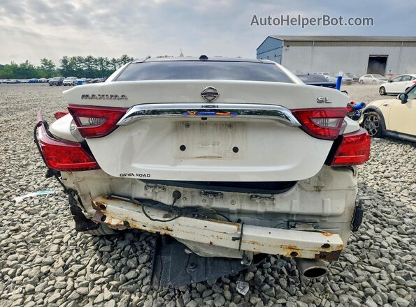 1N4AA6AP2HC414574 2017 NISSAN MAXIMA White Widok z tyłu