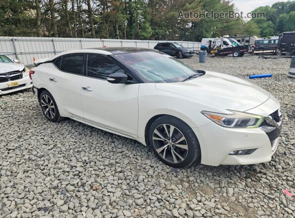 1N4AA6AP2HC414574 2017 NISSAN MAXIMA White Przód prawy