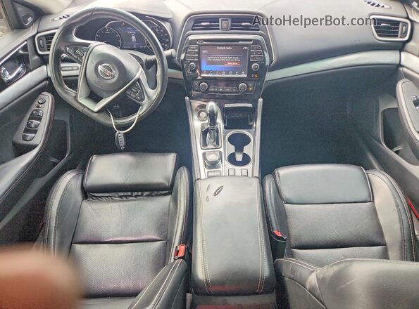 1N4AA6AP2HC414574 2017 NISSAN MAXIMA White Widok deski rozdzielczej