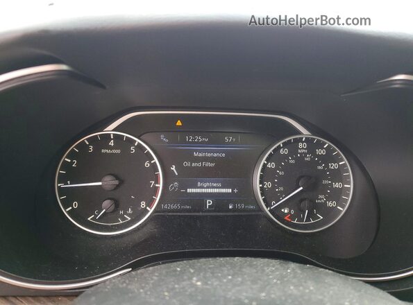 1N4AA6AP2HC425722 2017 NISSAN MAXIMA Silver ხელსაწყოთა პანელის ხედი