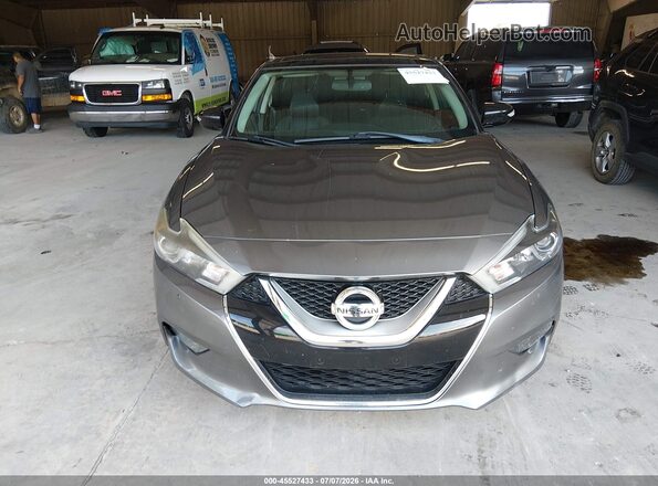 1N4AA6AP2HC433058 2017 NISSAN MAXIMA Gray Widok zestawu wskaźników