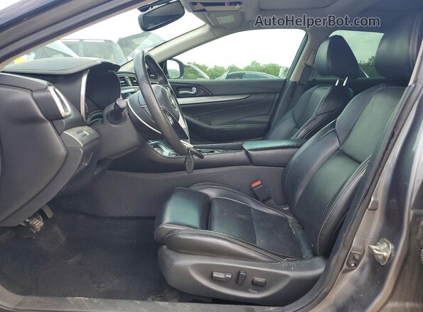 1N4AA6AP2HC440964 2017 NISSAN MAXIMA Gray Widok wnętrza z przodu