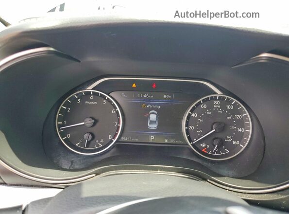 1N4AA6AP2HC440964 2017 NISSAN MAXIMA Gray Widok zestawu wskaźników
