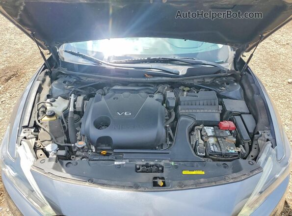 1N4AA6AP2HC440964 2017 NISSAN MAXIMA Gray Widok wnętrza z tyłu