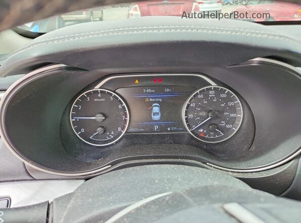1N4AA6AP2JC363728 2018 NISSAN MAXIMA Silver Instrument cluster view