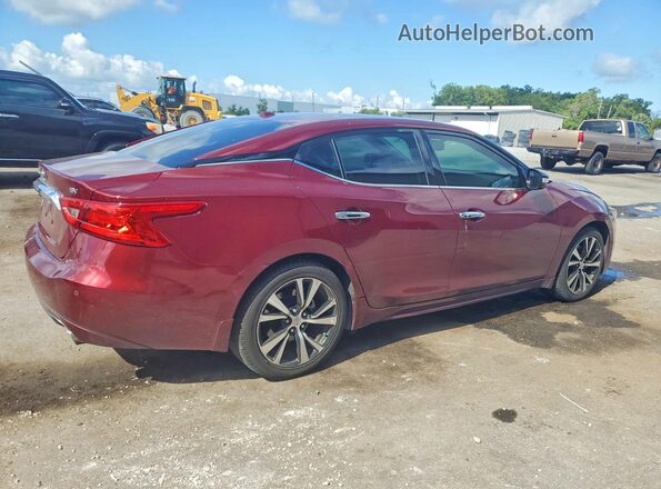 1N4AA6AP2JC383557 2018 NISSAN MAXIMA Maroon Rear right