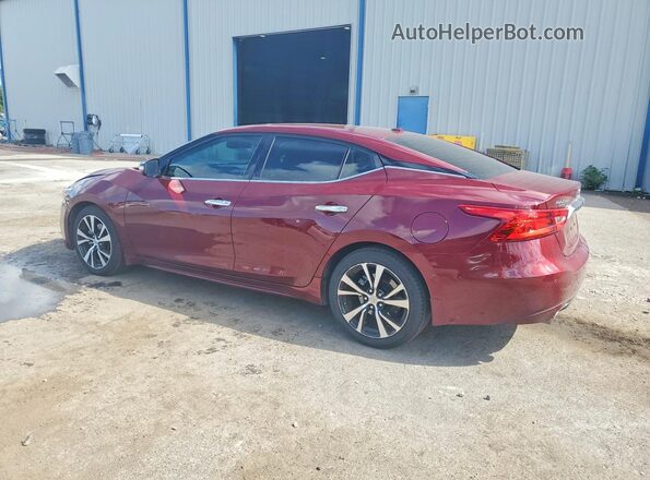 1N4AA6AP2JC383557 2018 NISSAN MAXIMA Maroon Rear left