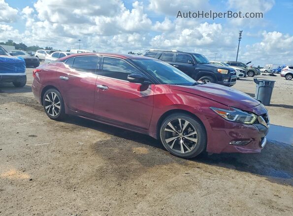 1N4AA6AP2JC383557 2018 NISSAN MAXIMA Maroon Front right