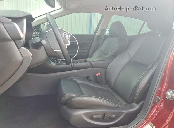 1N4AA6AP2JC383557 2018 NISSAN MAXIMA Maroon Front interior view