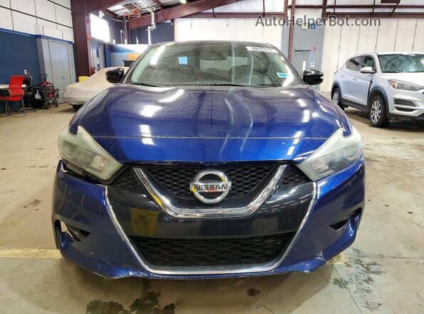 1N4AA6AP2JC388726 2018 NISSAN MAXIMA Blue Front view