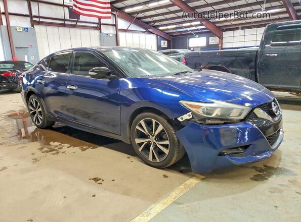 1N4AA6AP2JC388726 2018 NISSAN MAXIMA Blue Front right