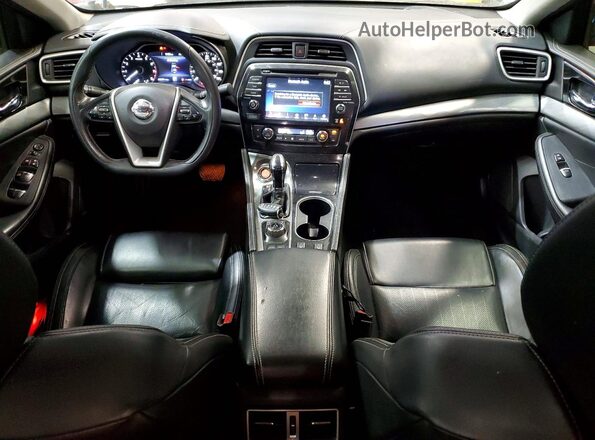1N4AA6AP2JC388726 2018 NISSAN MAXIMA Blue Dashboard view