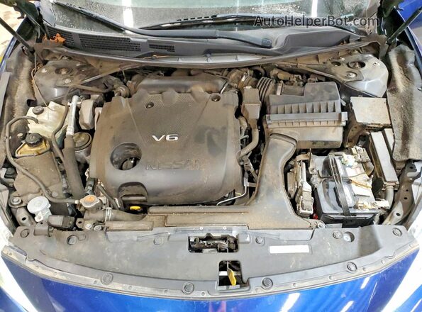 1N4AA6AP2JC388726 2018 NISSAN MAXIMA Blue Rear interior view