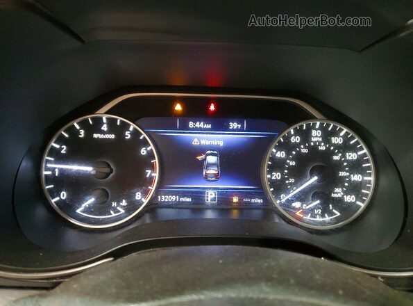 1N4AA6AP2JC388726 2018 NISSAN MAXIMA Blue Instrument cluster view