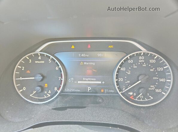 1N4AA6AP2JC404052 2018 NISSAN MAXIMA White Սարքավորումների վահանակի տեսք