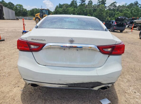 1N4AA6AP2JC404052 2018 NISSAN MAXIMA White Հետևի տեսք