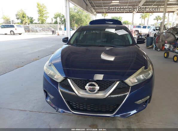 1N4AA6AP3GC389697 2016 NISSAN MAXIMA Blue Սարքավորումների վահանակի տեսք