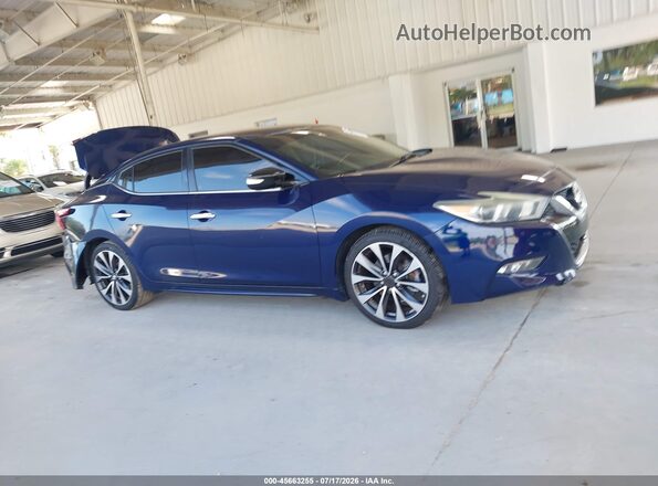 1N4AA6AP3GC389697 2016 NISSAN MAXIMA Blue Սալոնի հետևի տեսք