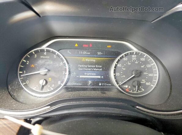 1N4AA6AP3GC401329 2016 NISSAN MAXIMA Red Instrument cluster view