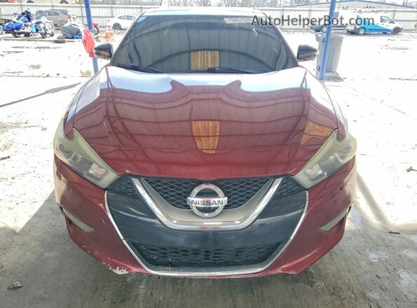 1N4AA6AP3GC401329 2016 NISSAN MAXIMA Red Front view
