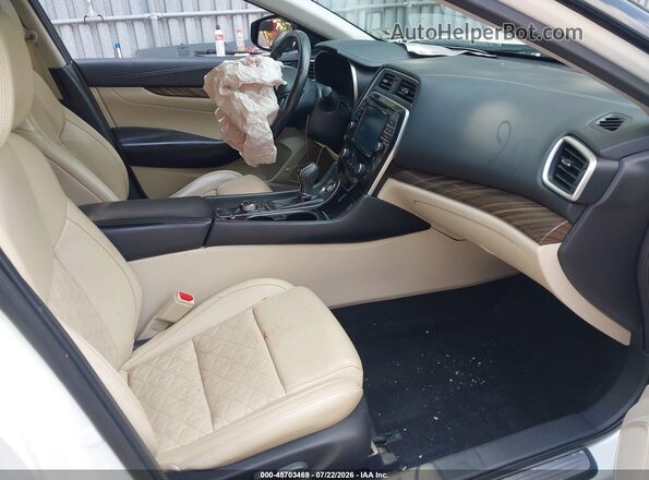 1N4AA6AP3GC409236 2016 NISSAN MAXIMA White Вид салону спереду