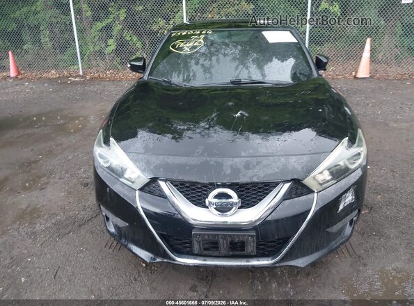 1N4AA6AP3GC429356 2016 NISSAN MAXIMA Черный Вид задней части салона