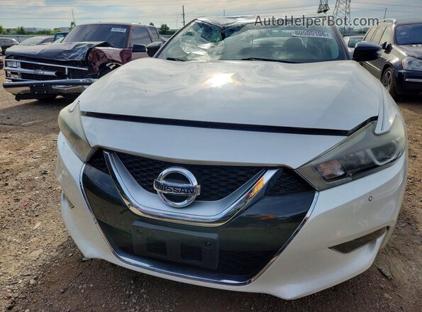 1N4AA6AP3GC442852 2016 NISSAN MAXIMA White წინა ხედი