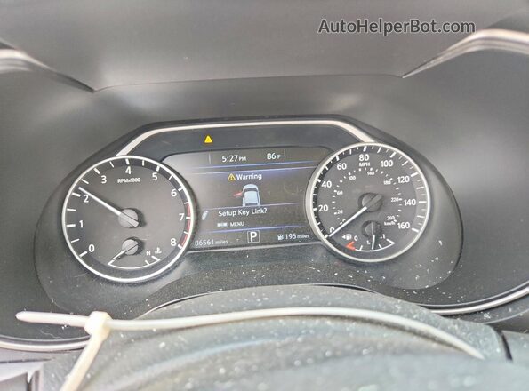 1N4AA6AP3GC442852 2016 NISSAN MAXIMA White ხელსაწყოთა პანელის ხედი