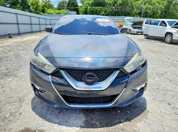 1N4AA6AP3GC446352 2016 NISSAN MAXIMA Black Front view
