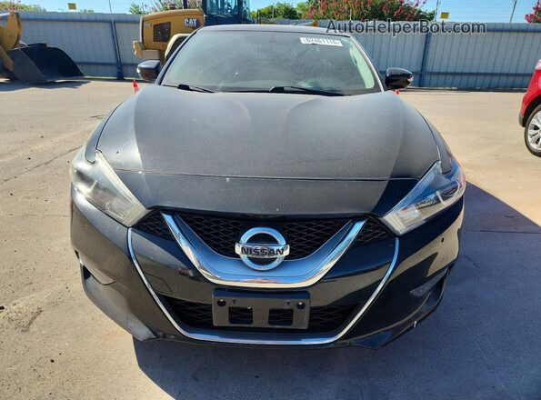 1N4AA6AP3GC448747 2016 NISSAN MAXIMA Black Front view